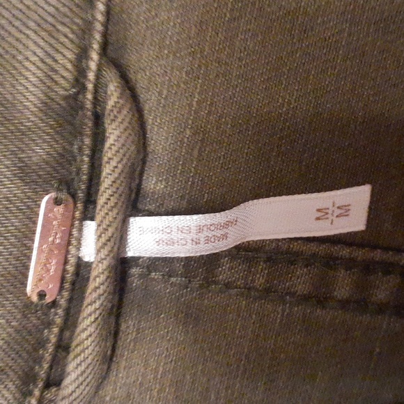 FREE PEOPLE willow denim peplum jacket. - Picture 7 of 9